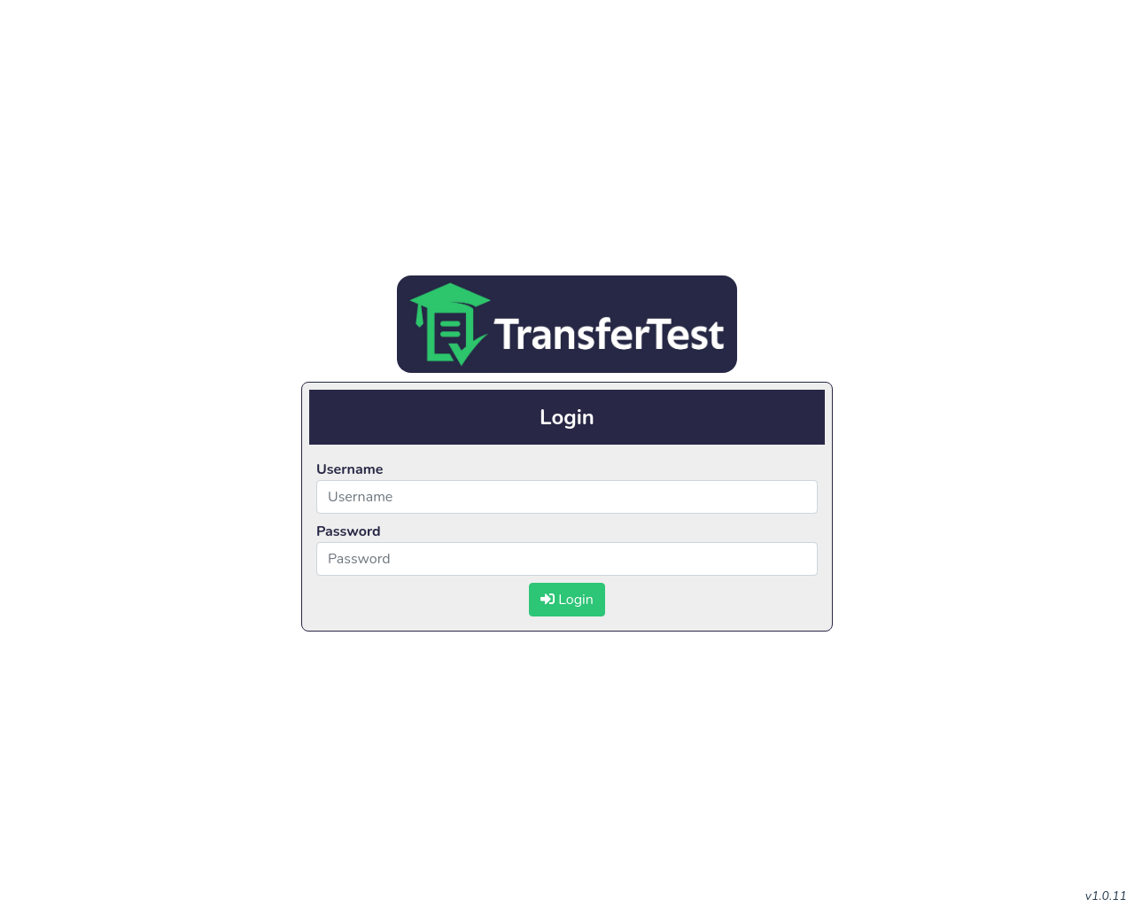 Transfer Test Activities