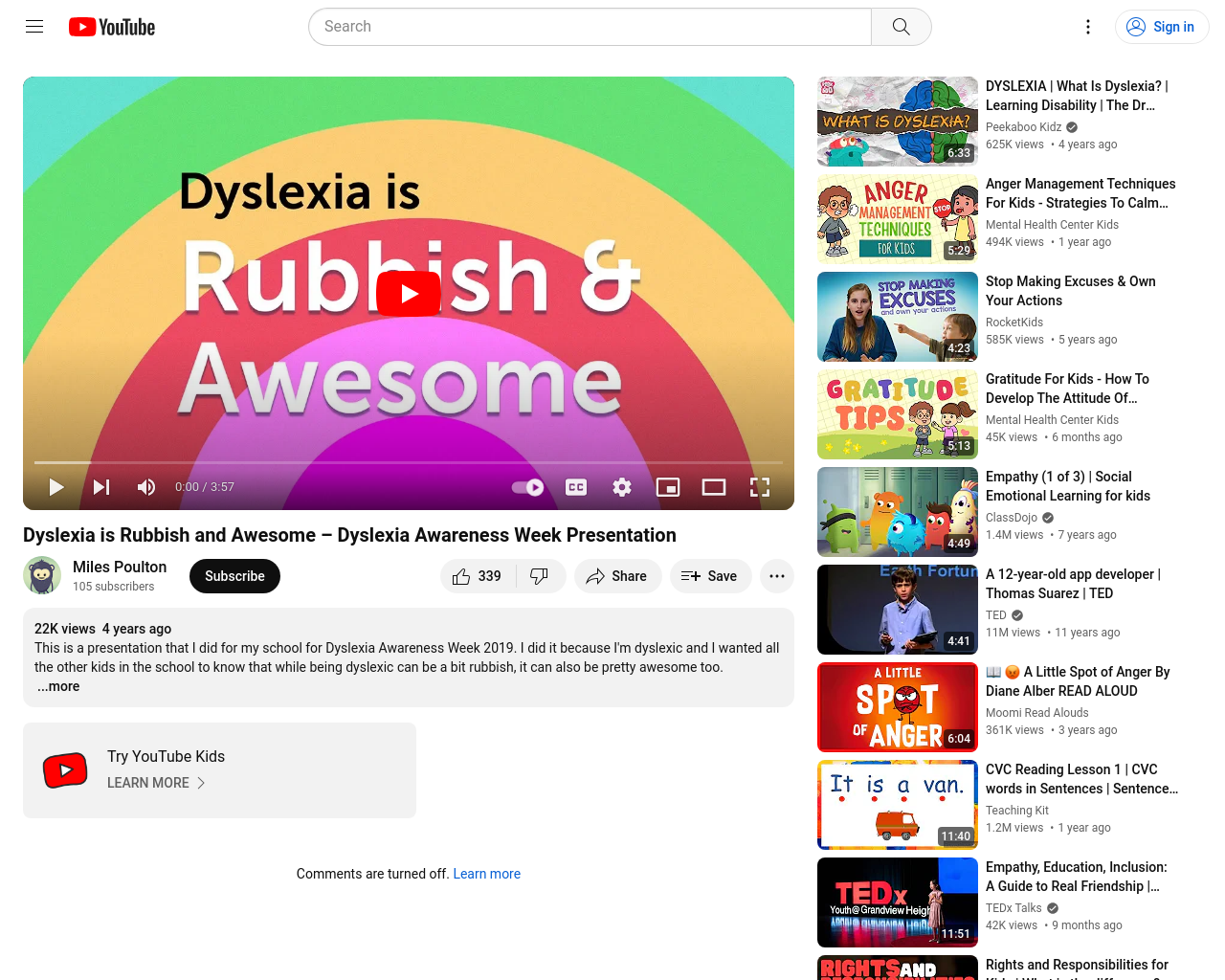 Dyslexia Awareness Week October 2021
