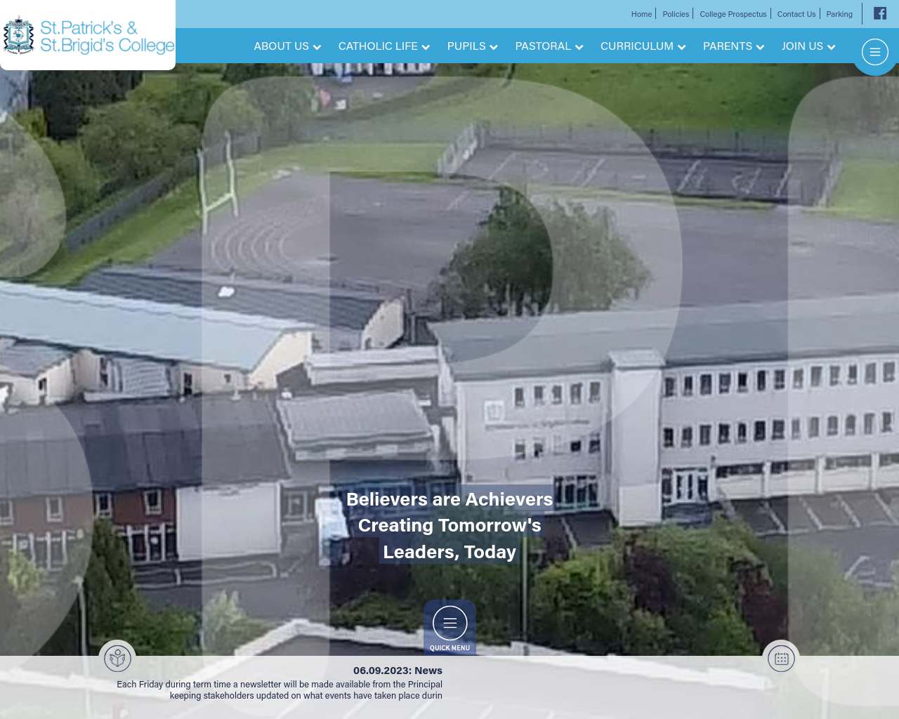 St. Patrick's and St. Brigid's College Website