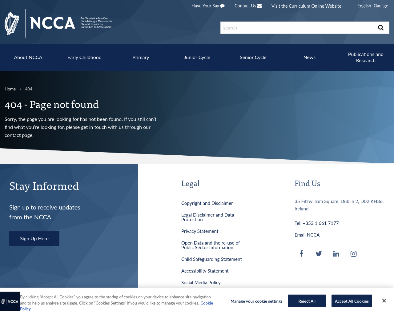 NCCA Information for Parents