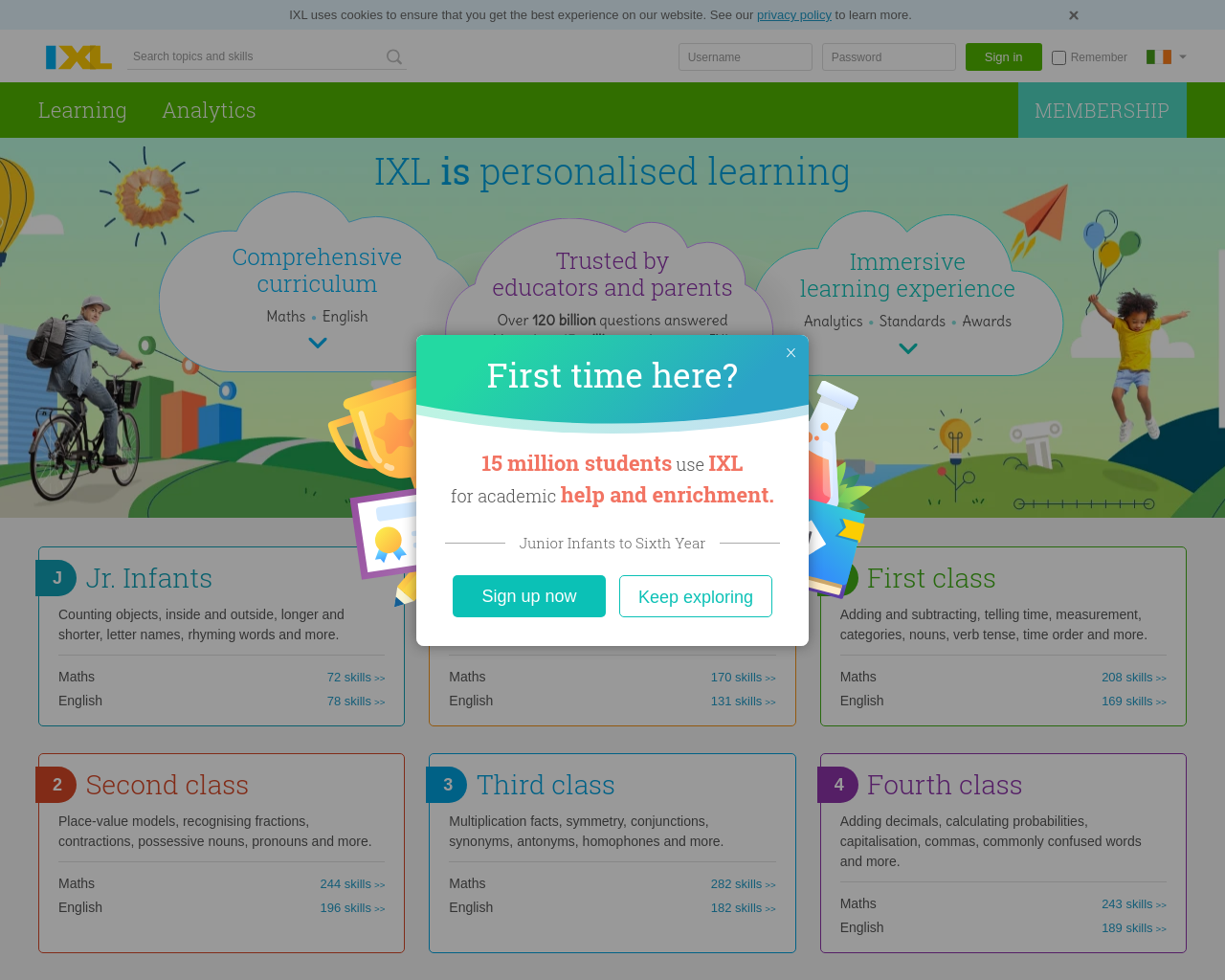 IXL Interactive Online Learning