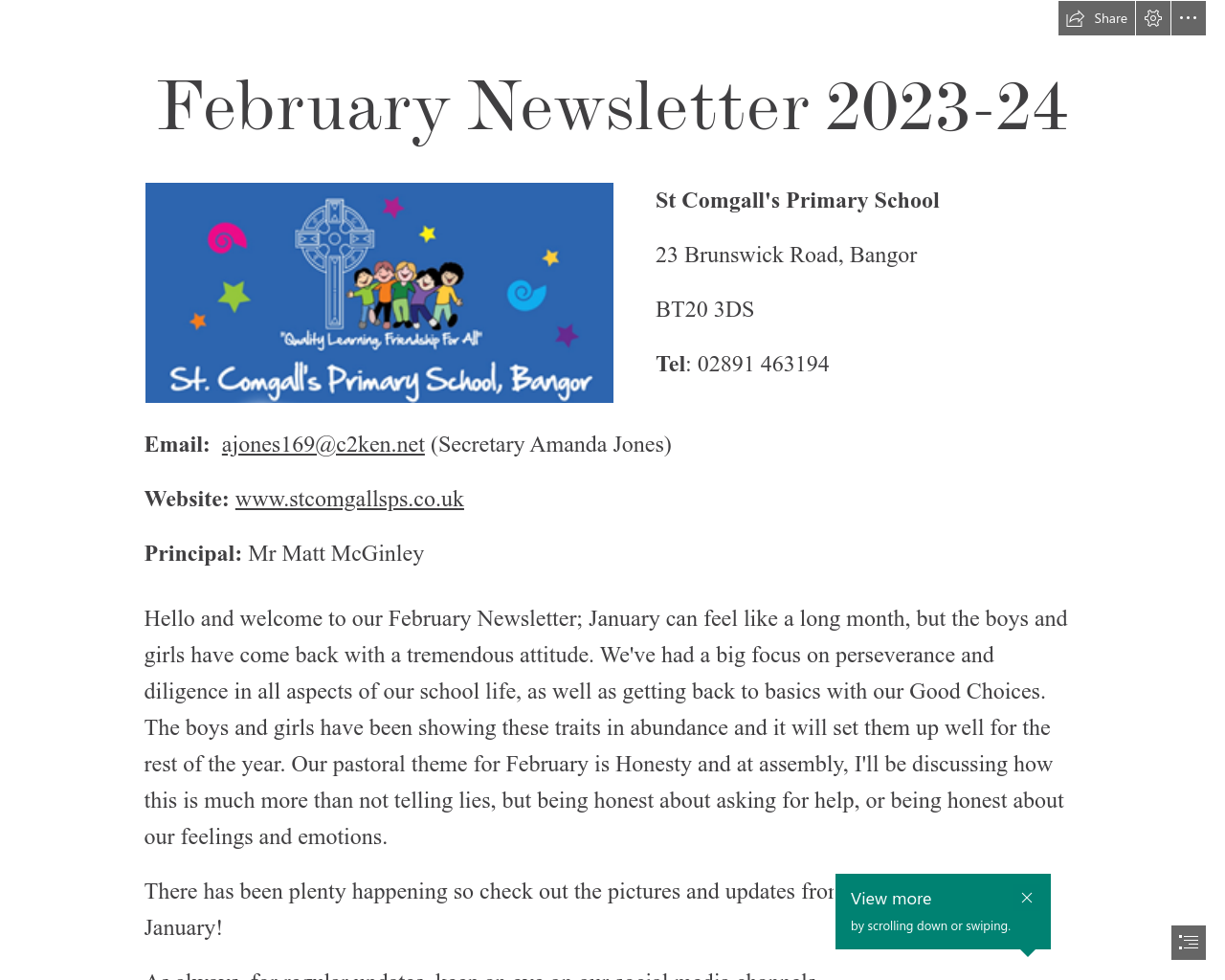 February Newsletter 
