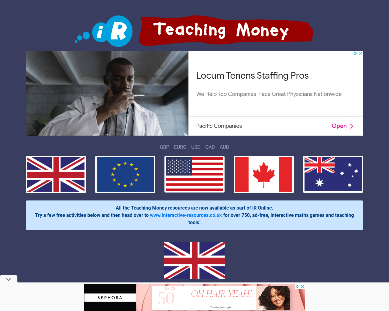 Teaching Money