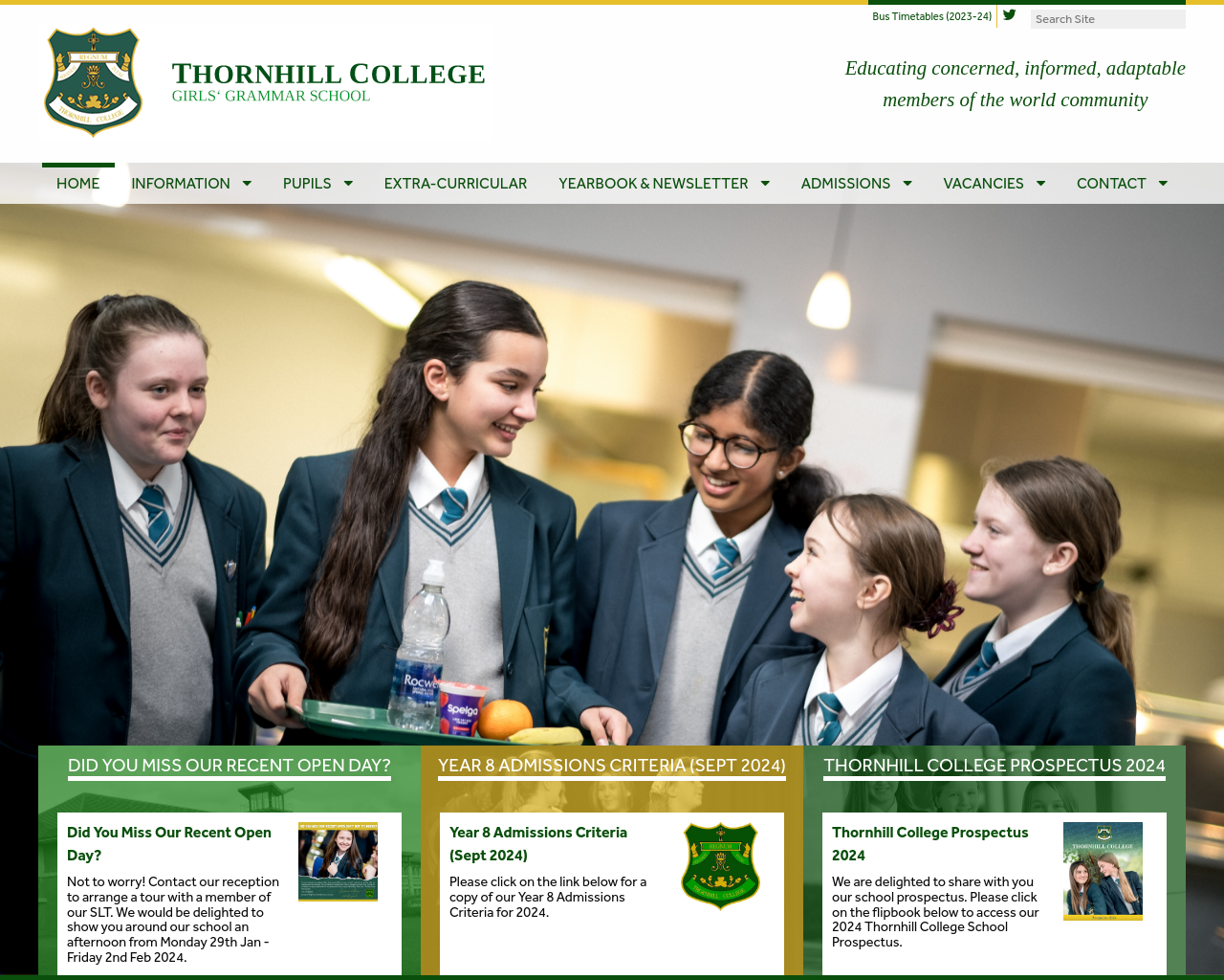 Thornhill College Website