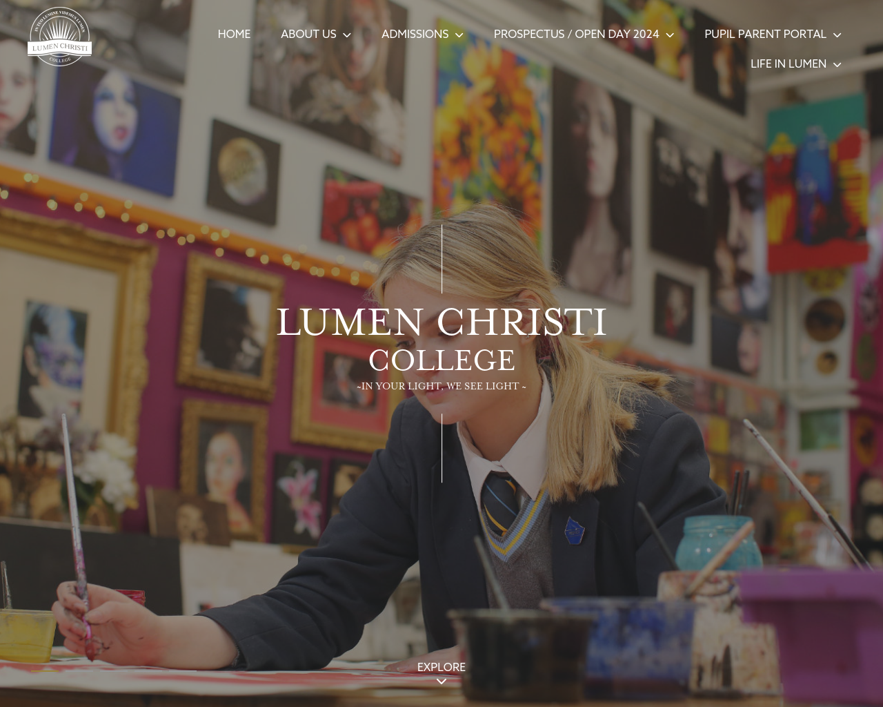Lumen Christi College Website