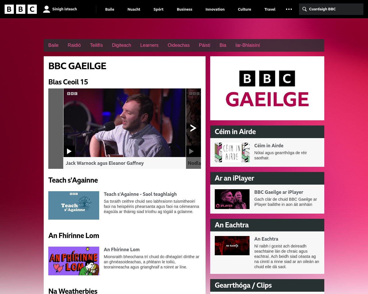BBC - Gaeilge