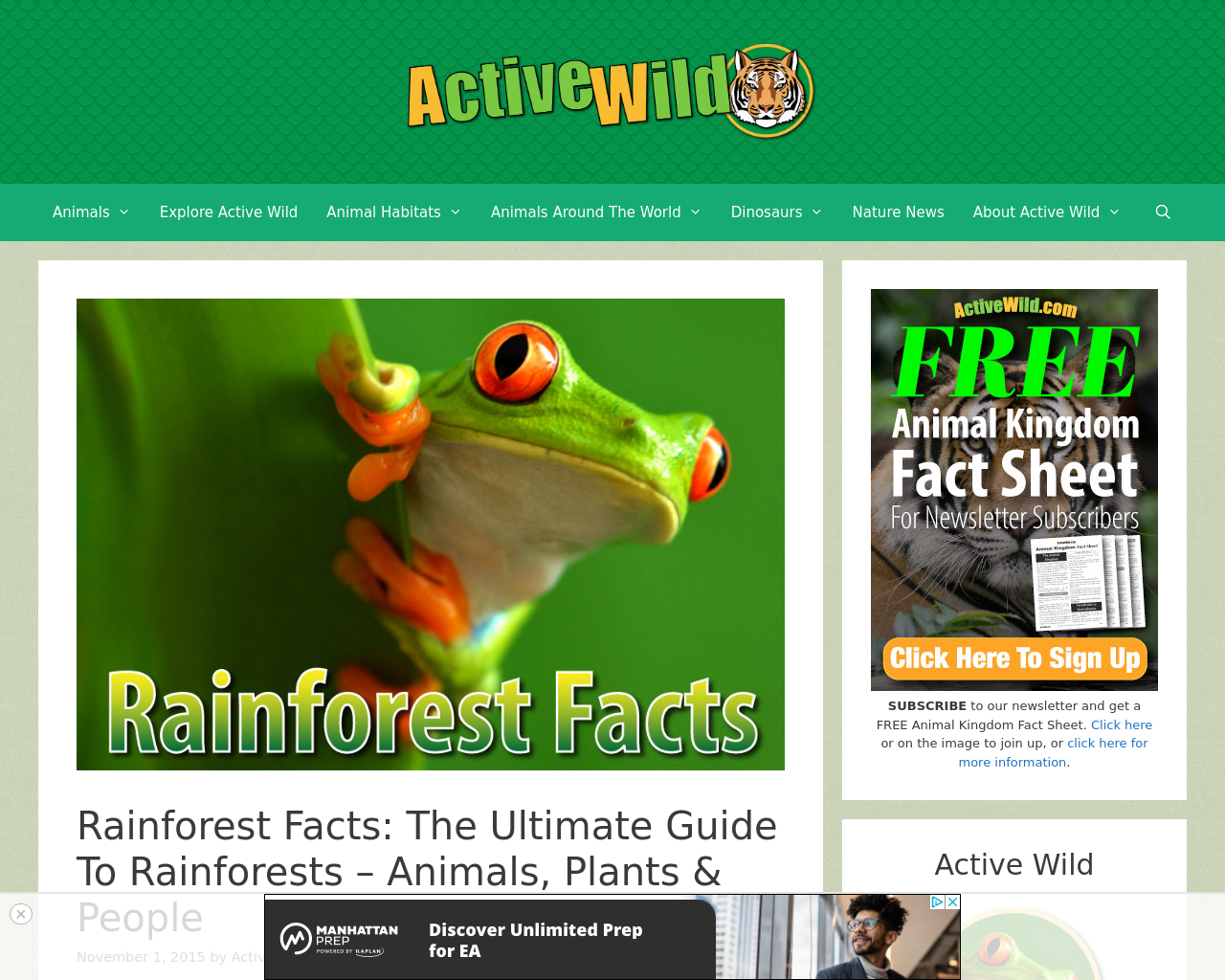 Active Wild - Rainforests