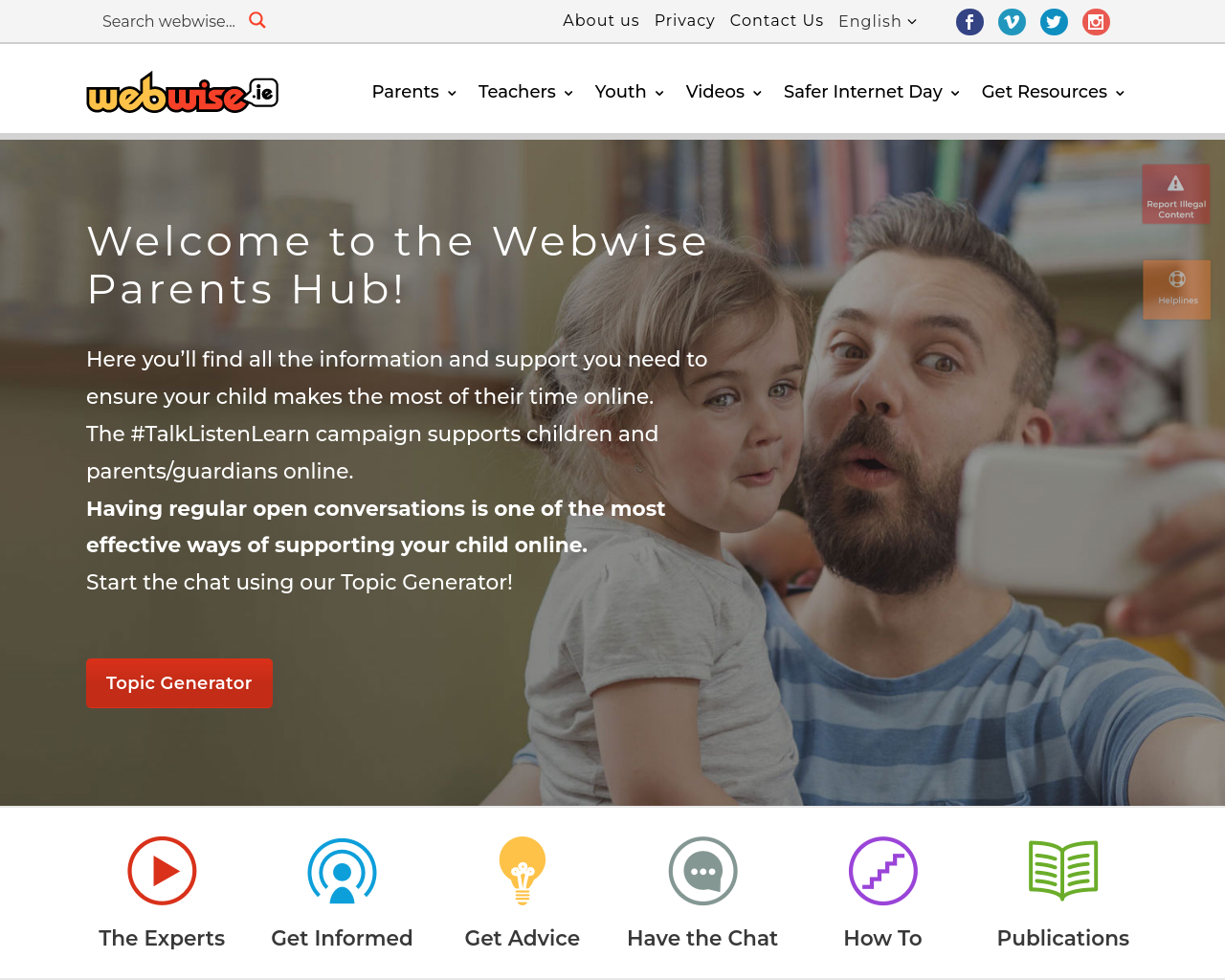 Webwise for parents