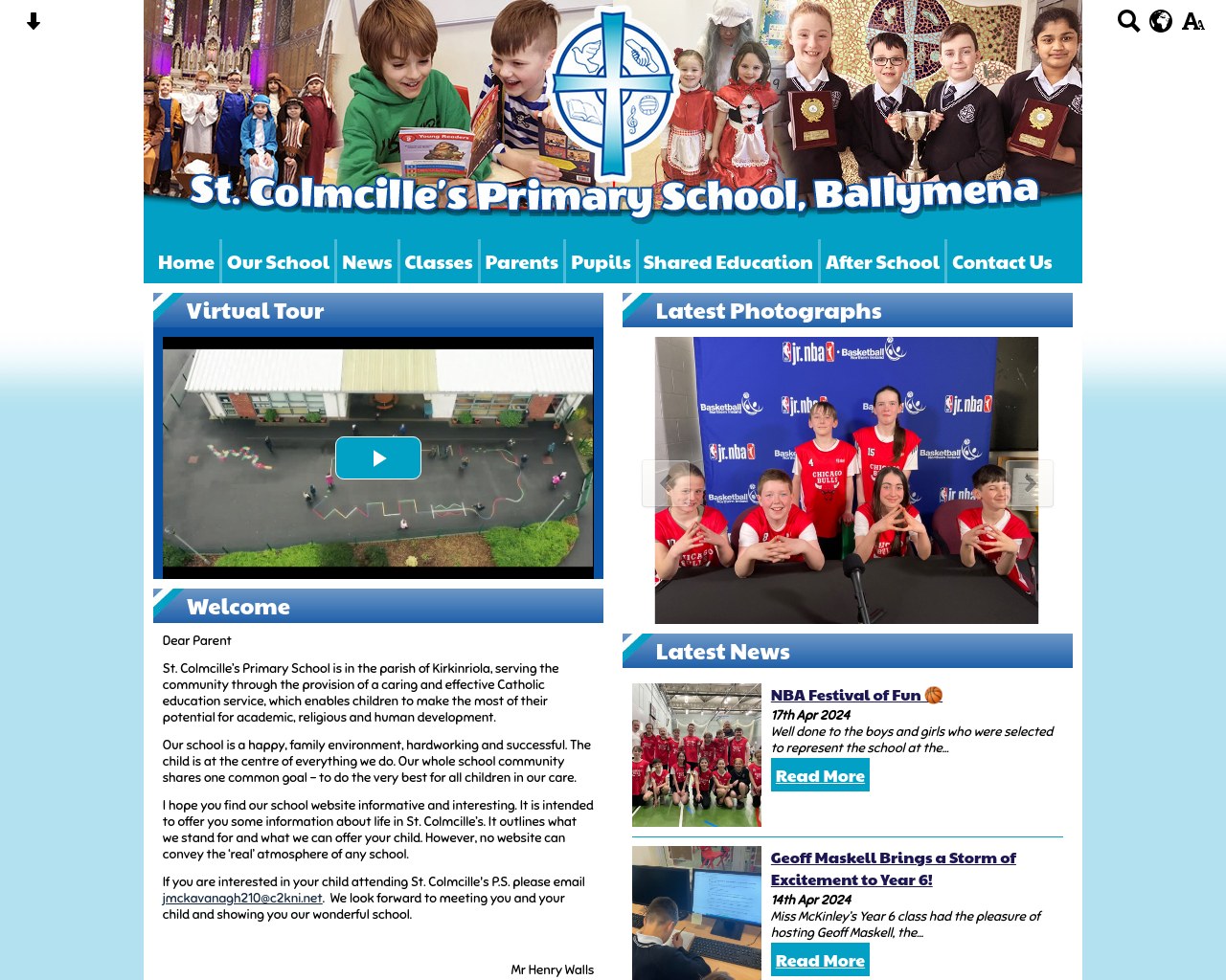 St Colmcilles PS, Cullybackey Road 