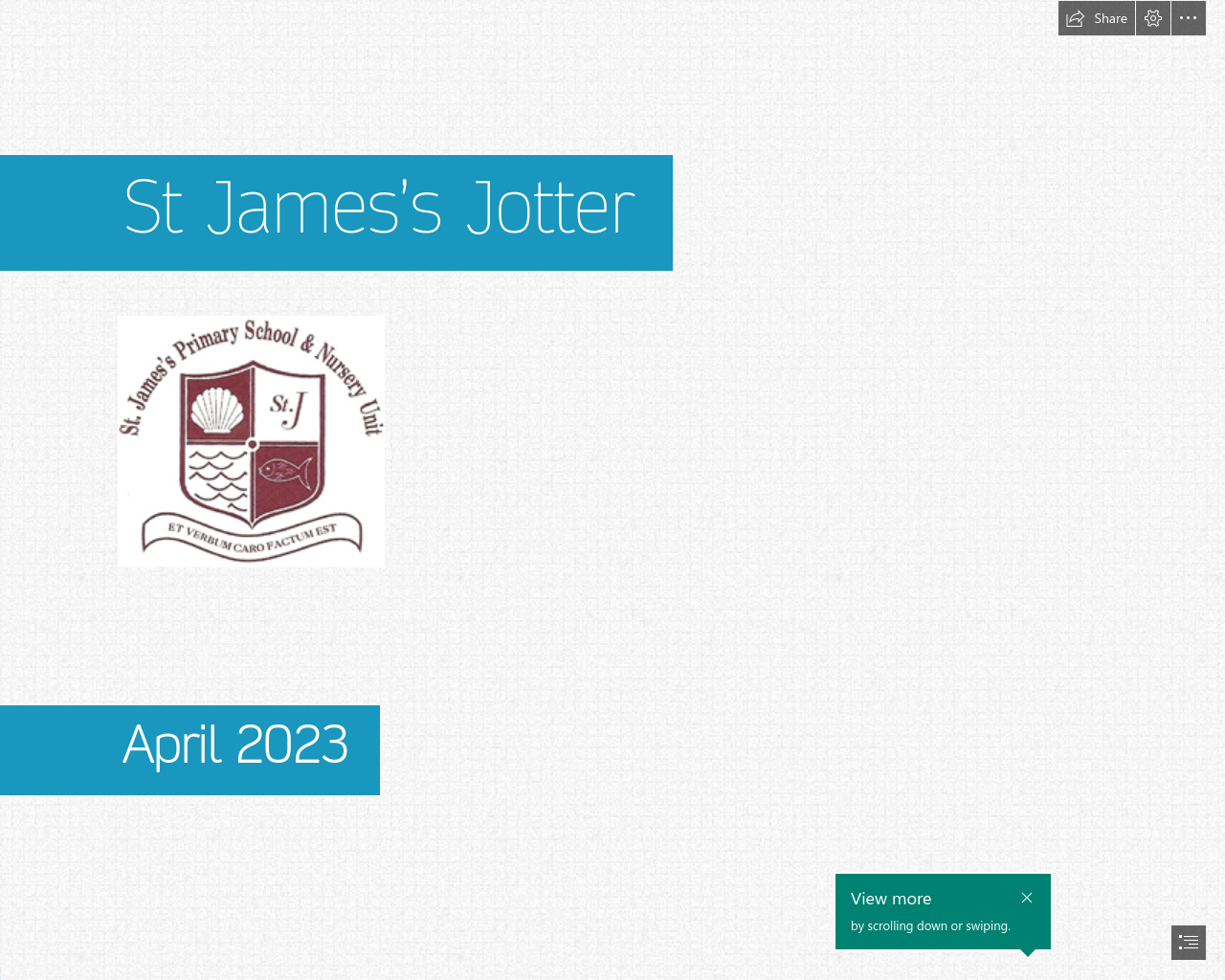 St James's Jotter April 2023