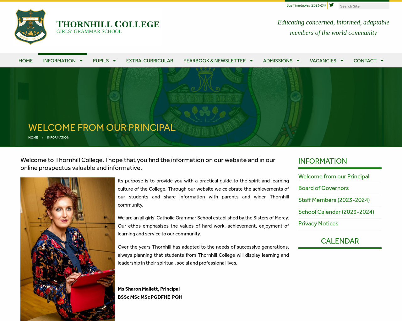 Thornhill College Prospectus