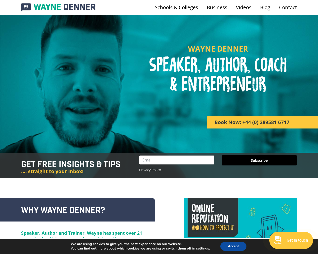 Wayne Denner website - Internet Safety for parents and schools