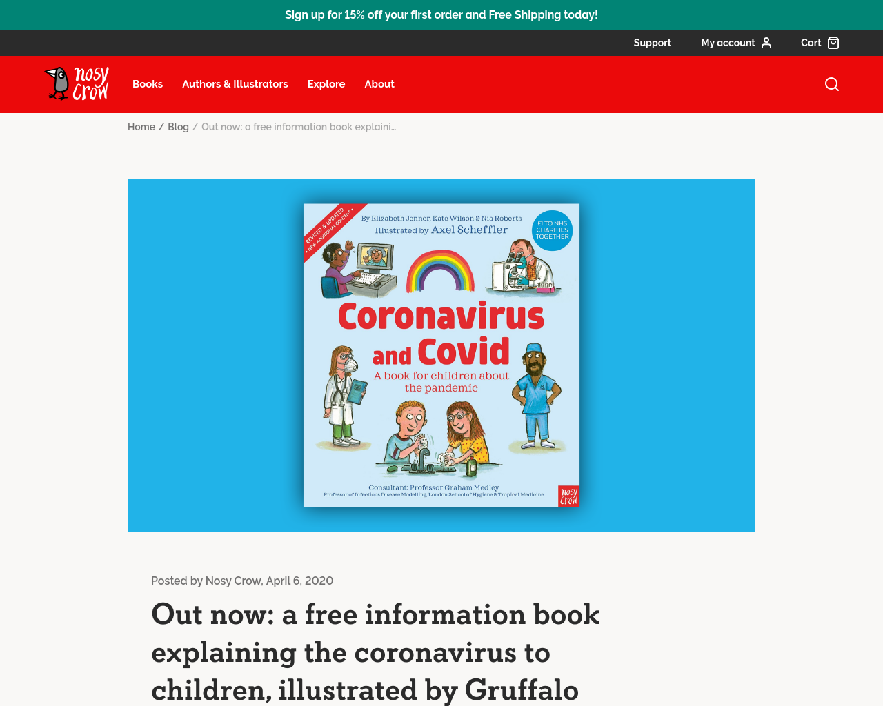 Coronavirus - A book for children