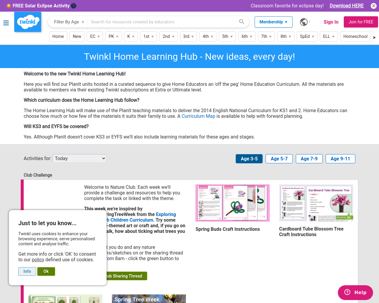 Twinkl Home Learning Hub