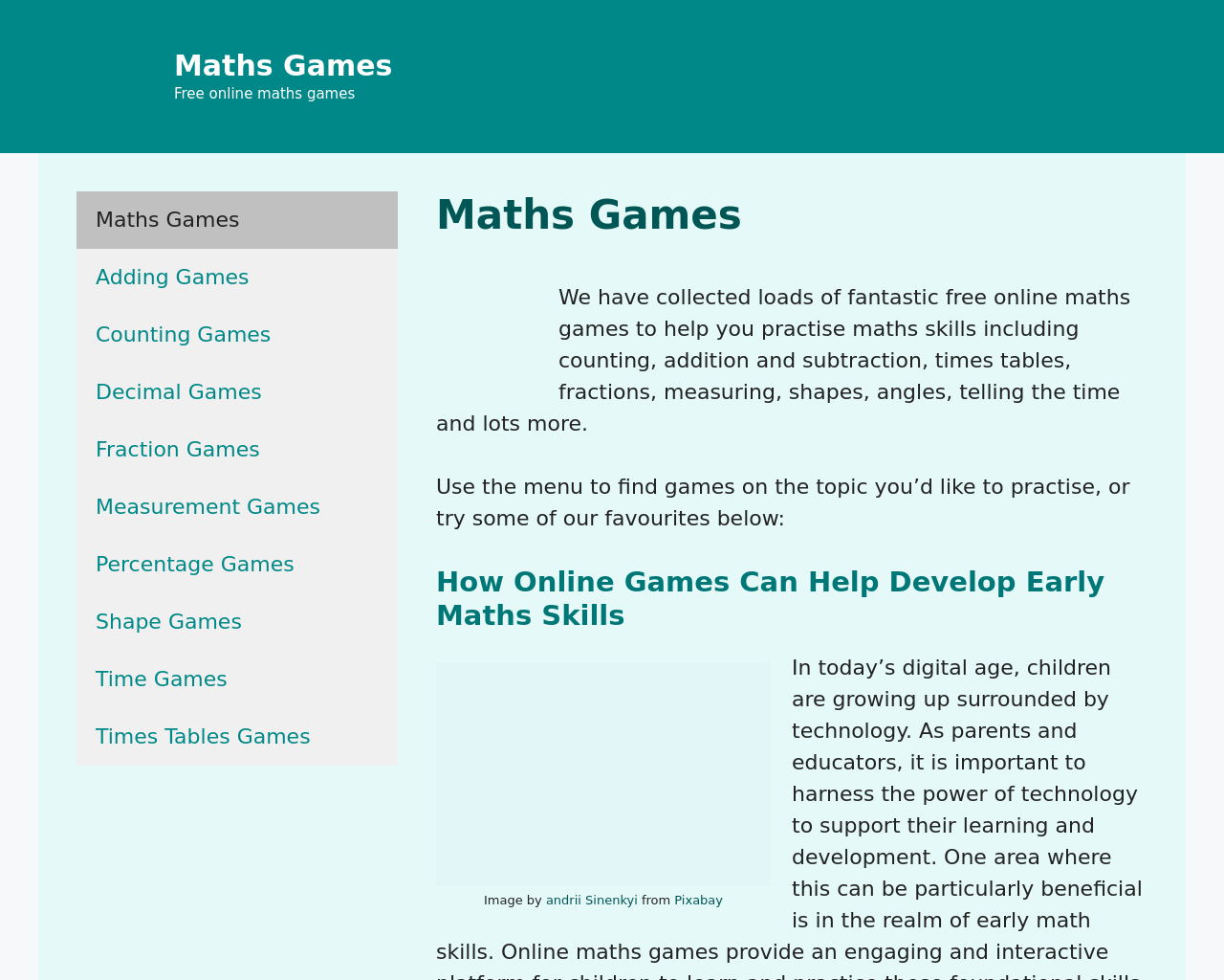 Maths Games 