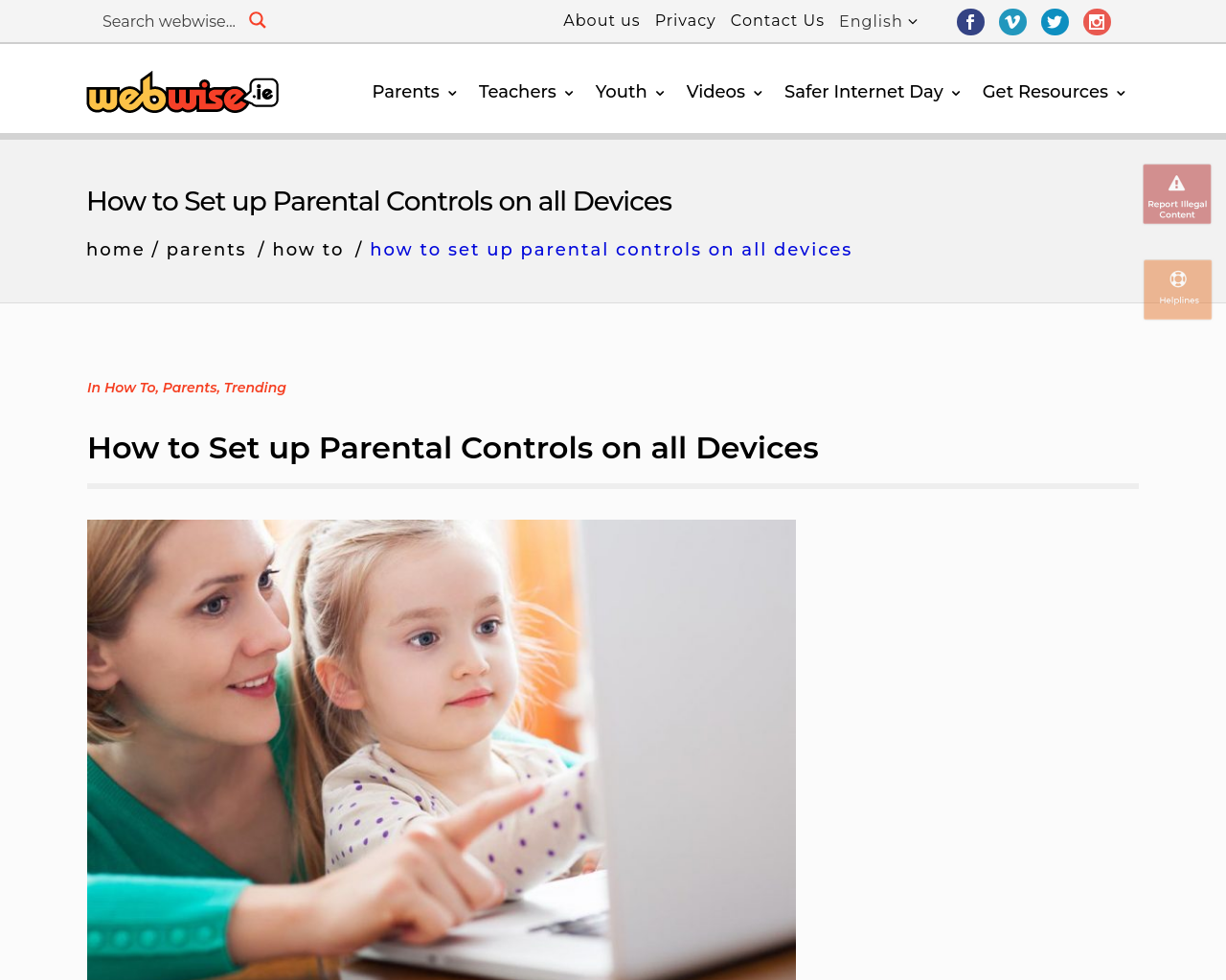 How to set up parental controls