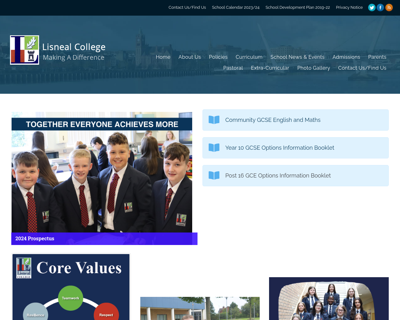 Lisneal College Website