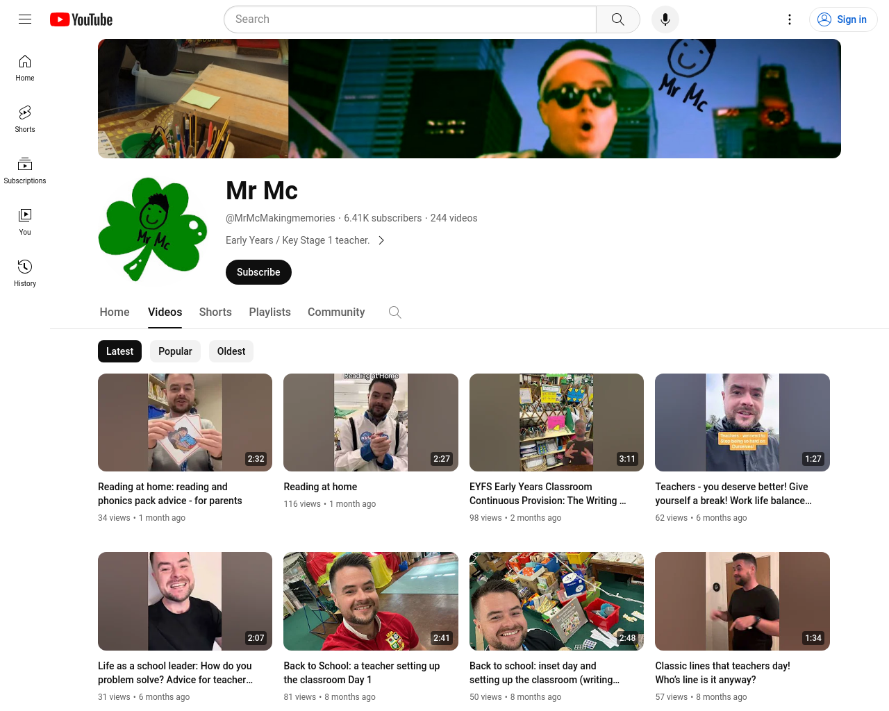Mr Mc Youtube