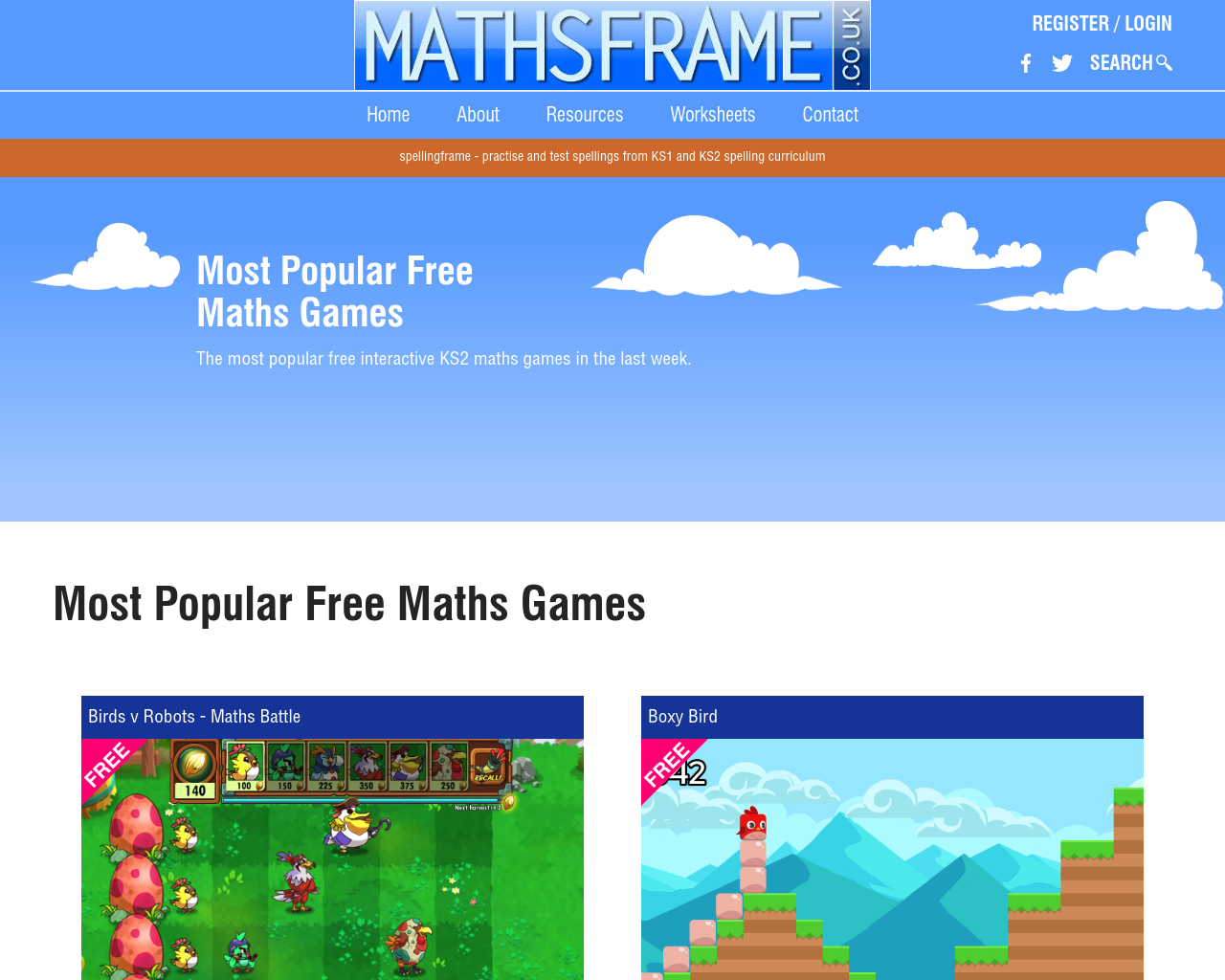 Most Popular Maths Games