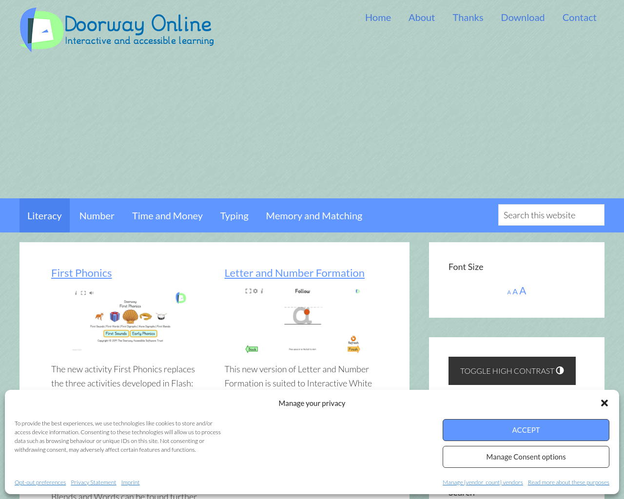 Doorway Online Literacy