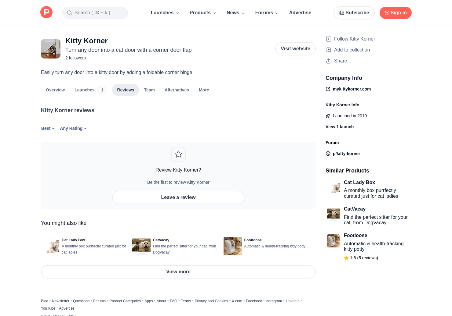 Kitty Korner Reviews Pros Cons And Rating Product Hunt