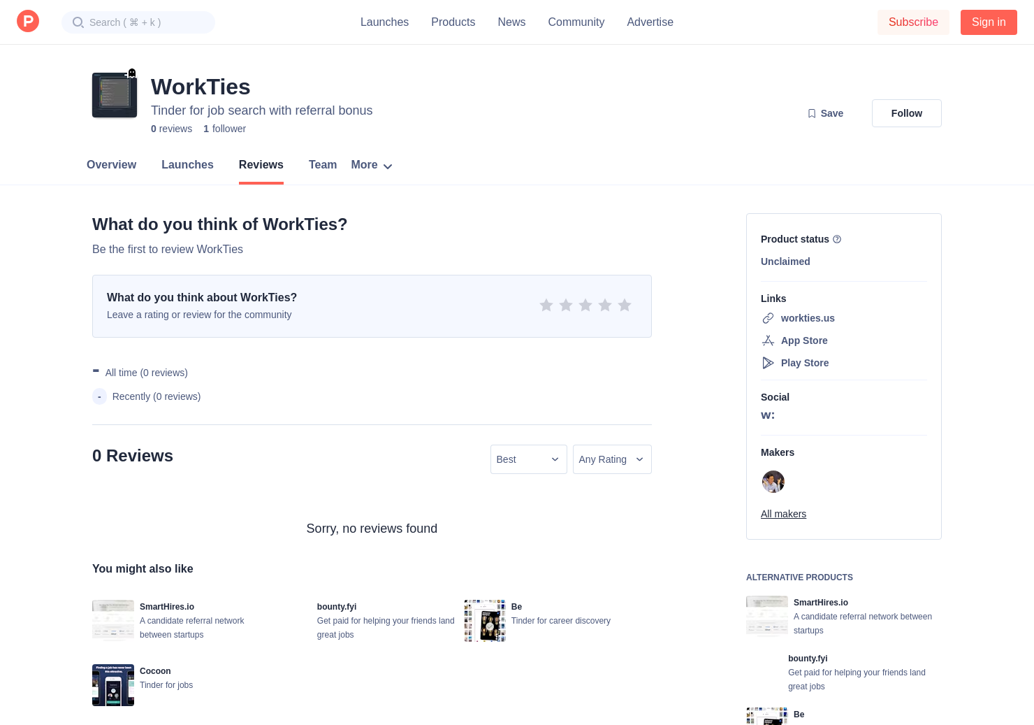 Workties Reviews Pros Cons And Rating Product Hunt - 