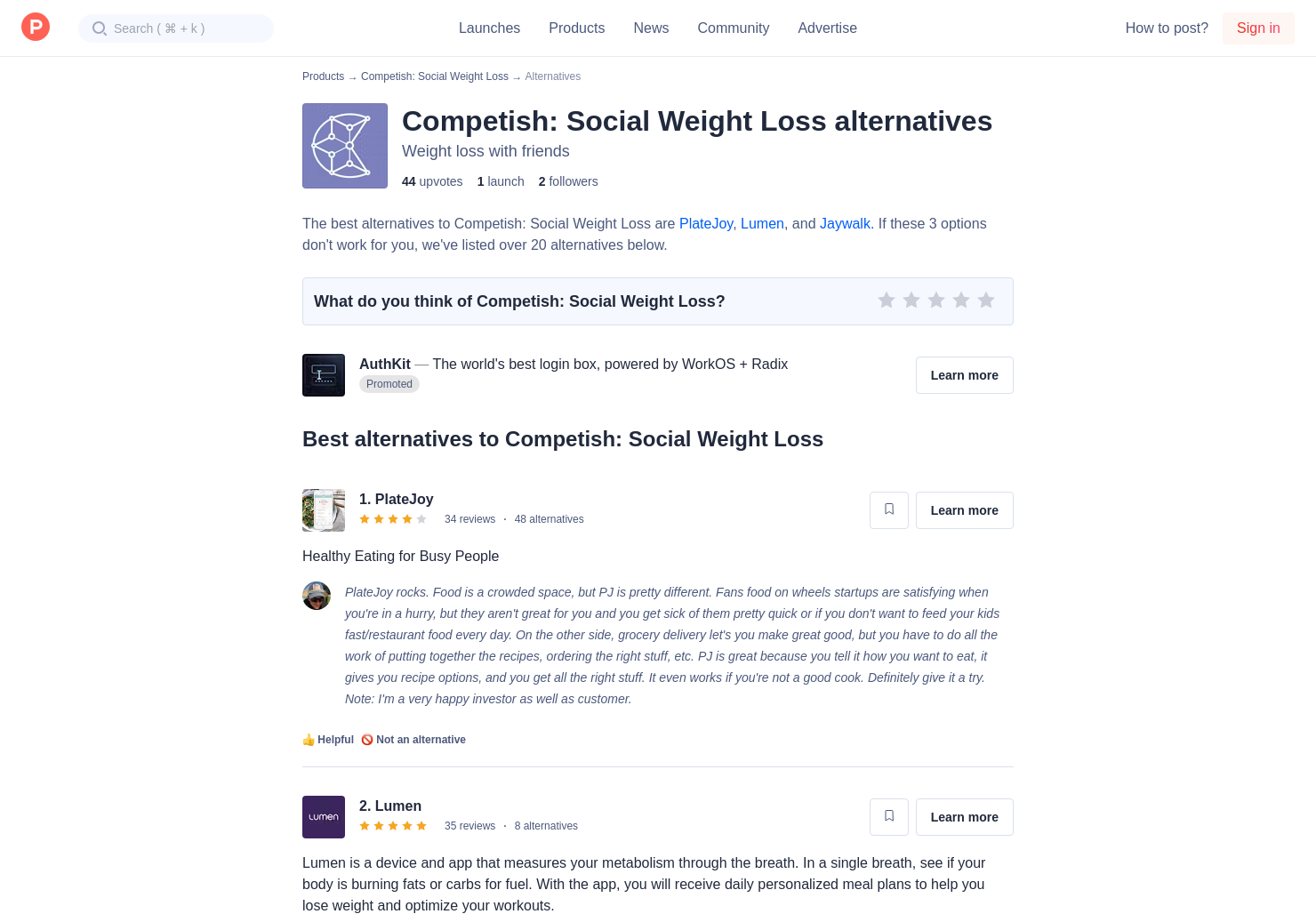 19 Alternatives To Competish Social Weight Loss For Iphone