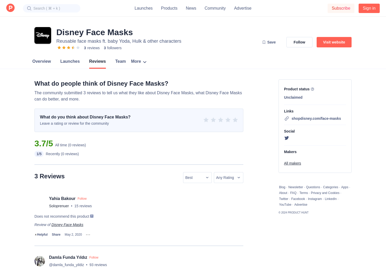 Download 3 Disney Face Masks Reviews Pros Cons And Rating Product Hunt PSD Mockup Templates