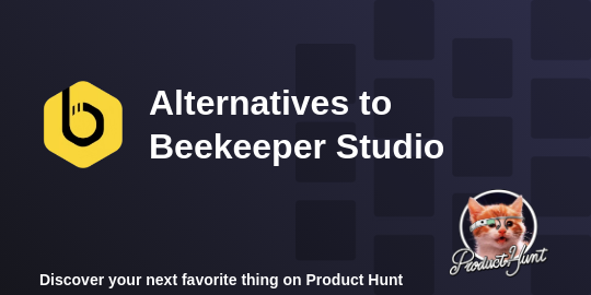 Beekeeper Studio free alternatives service