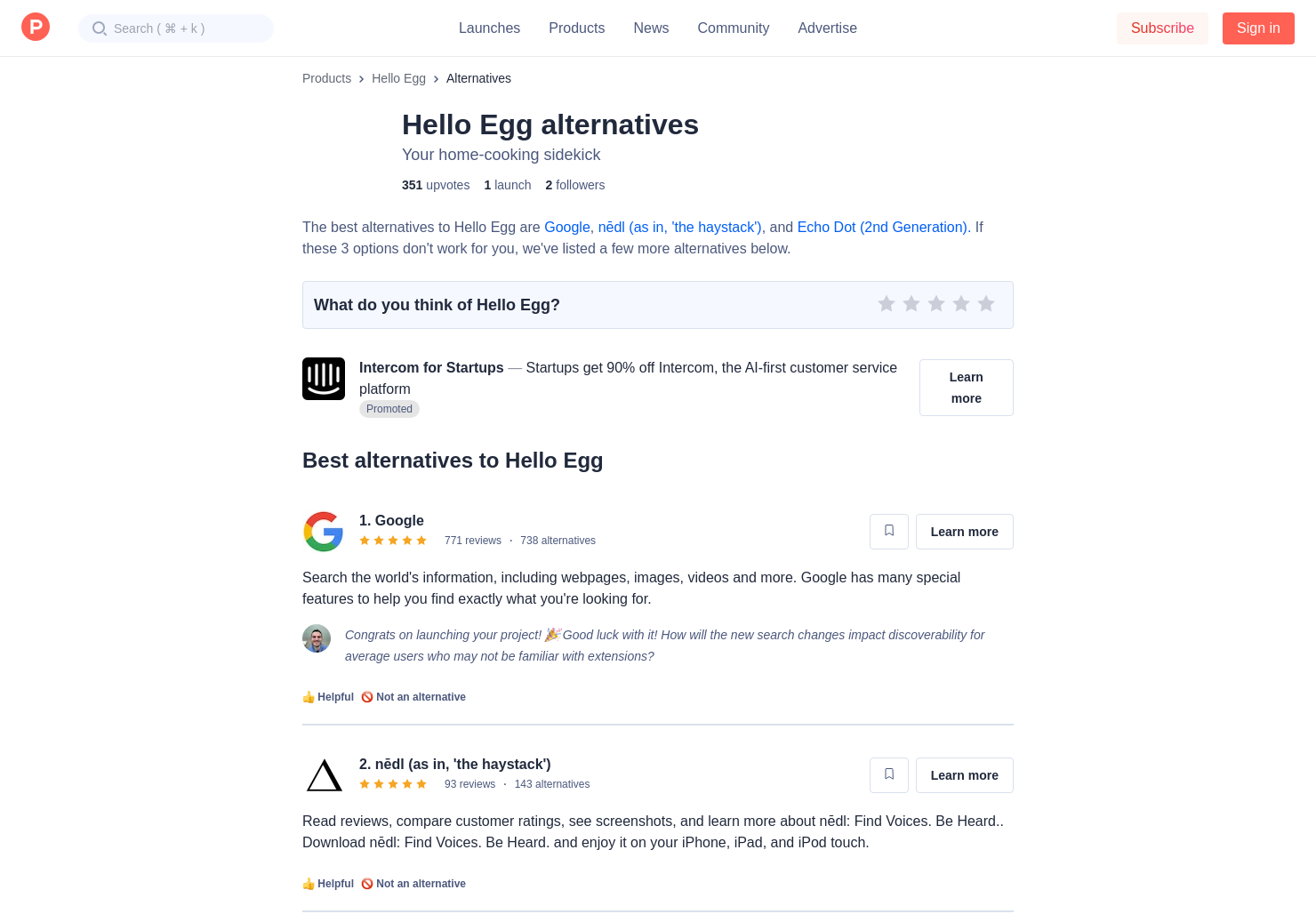 5 Alternatives To Hello Egg Product Hunt