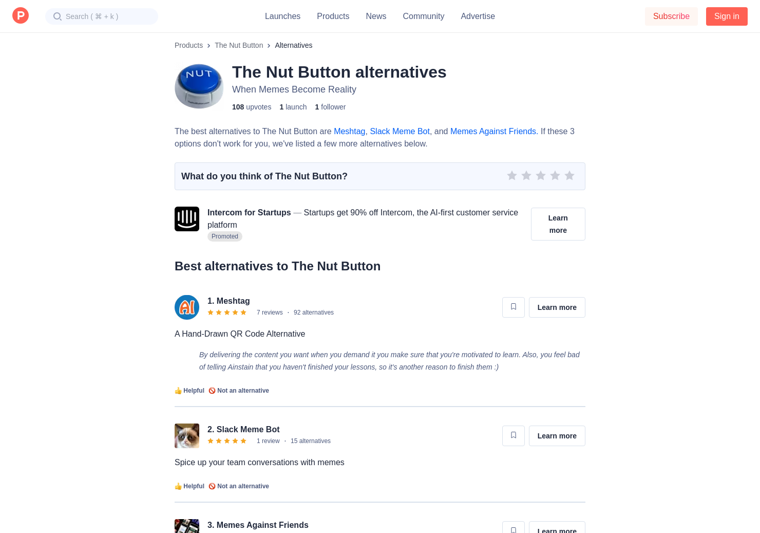 4 Alternatives To The Nut Button Product Hunt