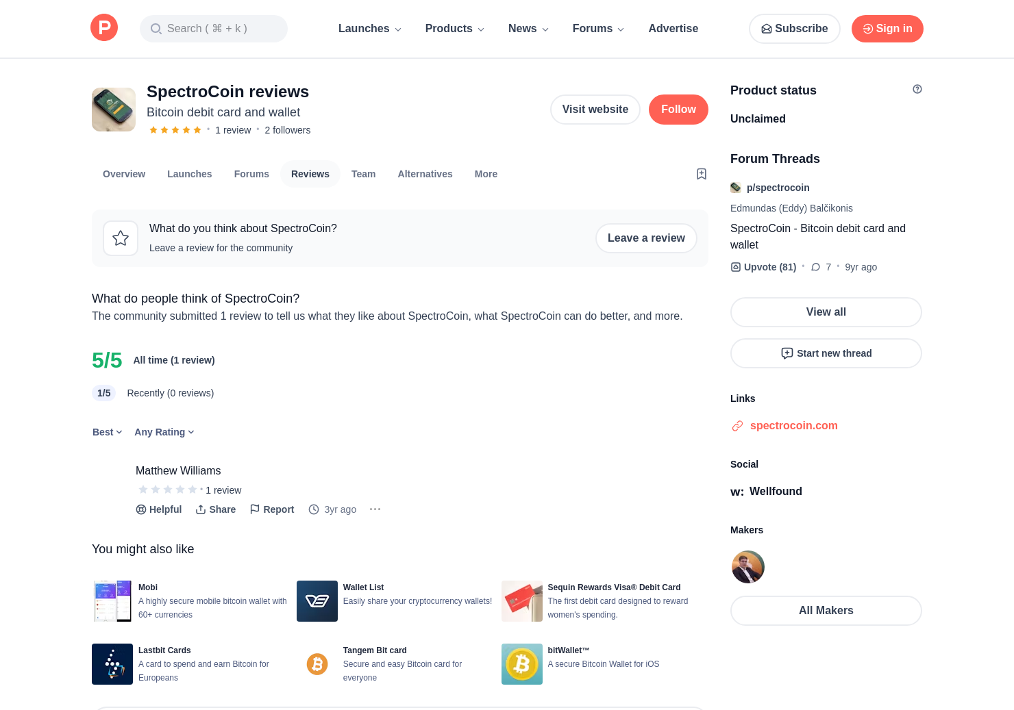 Spectrocoin Reviews Pros Cons And Rating Product Hunt - 