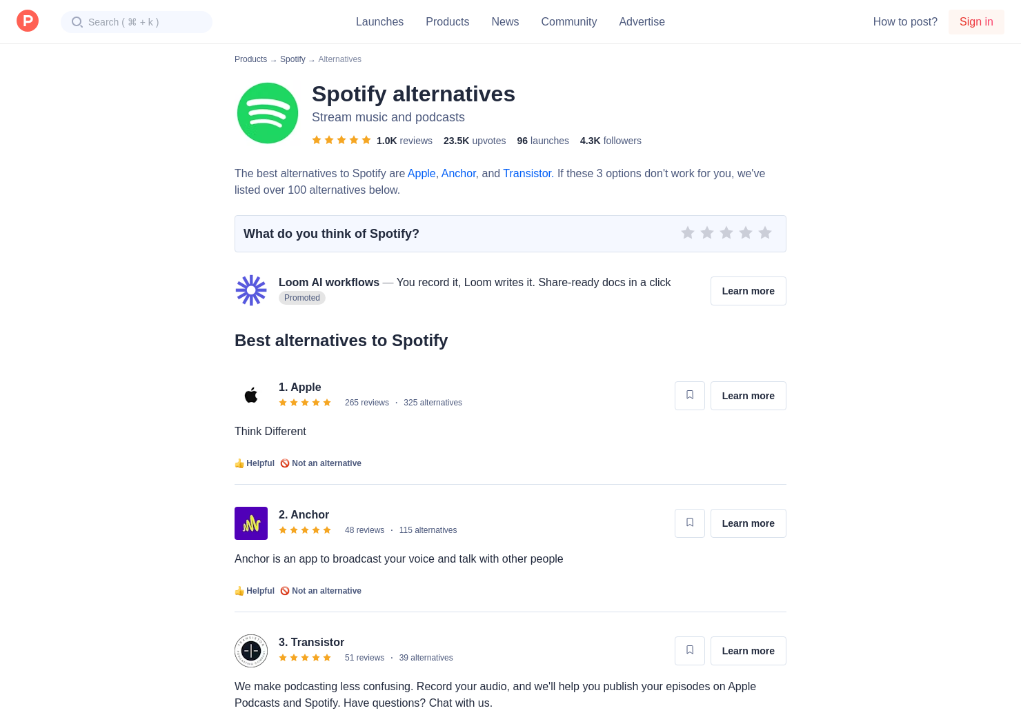 26 Alternatives To Spotify Daily Mix Product Hunt