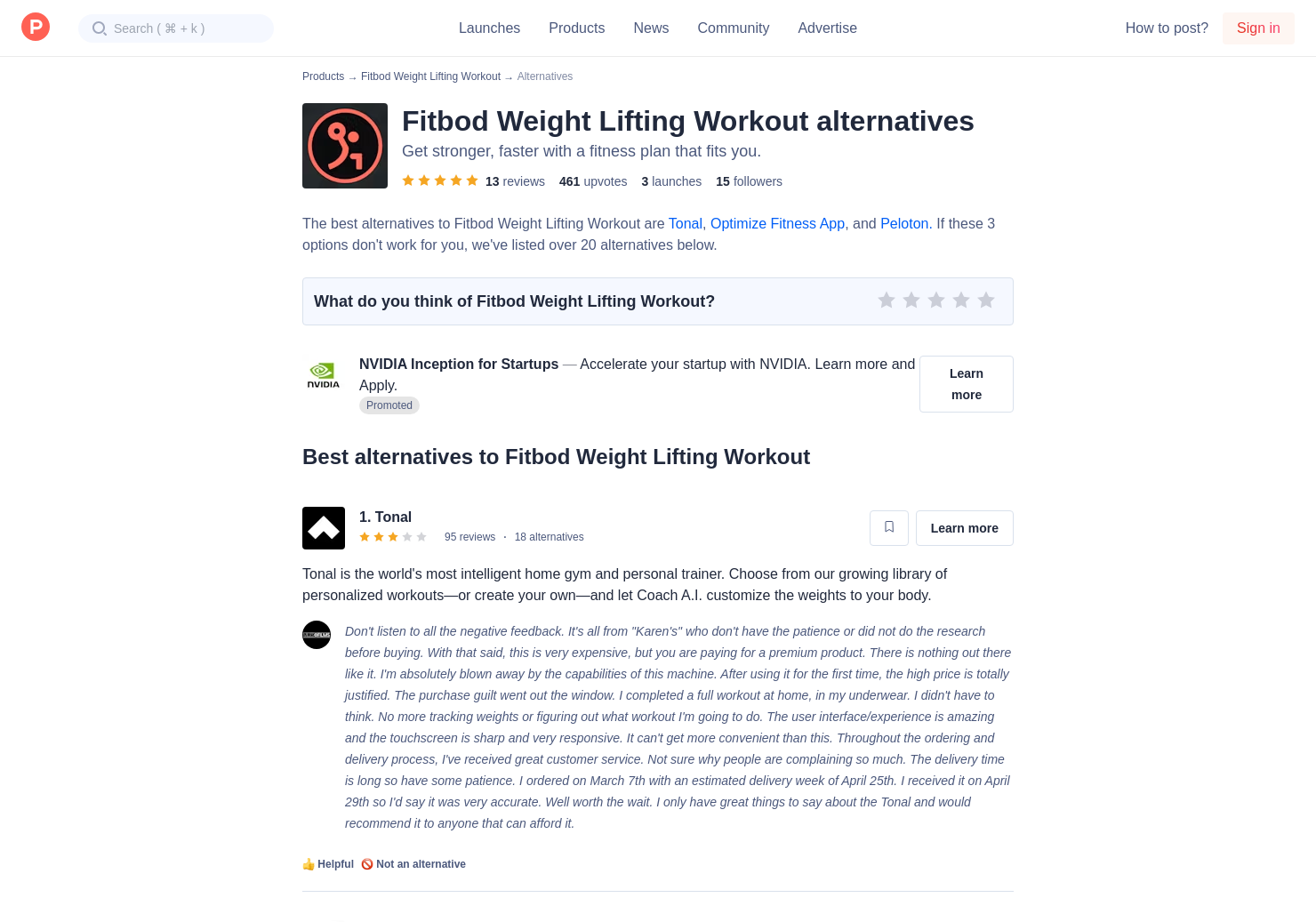 17 Alternatives To Fitbod For Iphone Product Hunt