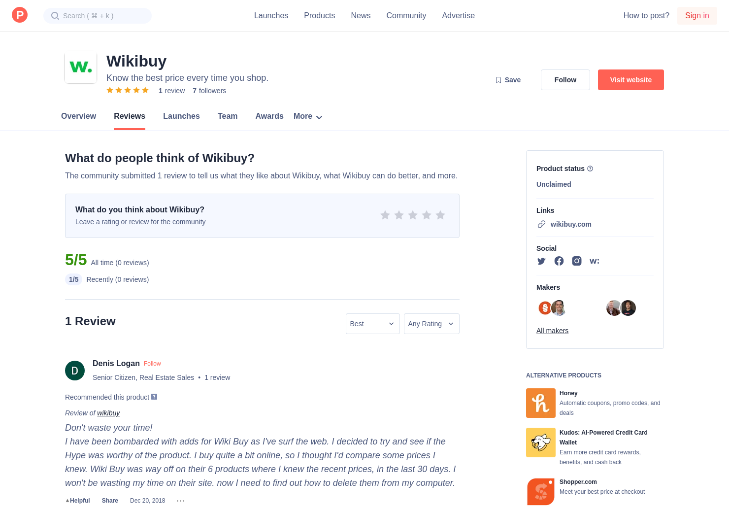 1 Wikibuy Reviews Pros Cons And Rating Product Hunt