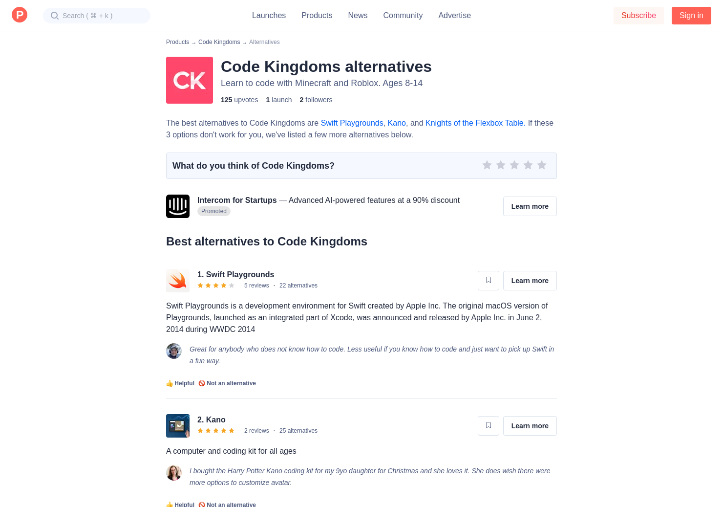 7 Alternatives To Code Kingdoms Product Hunt - ages 8 14 roblox offers students the engineering for