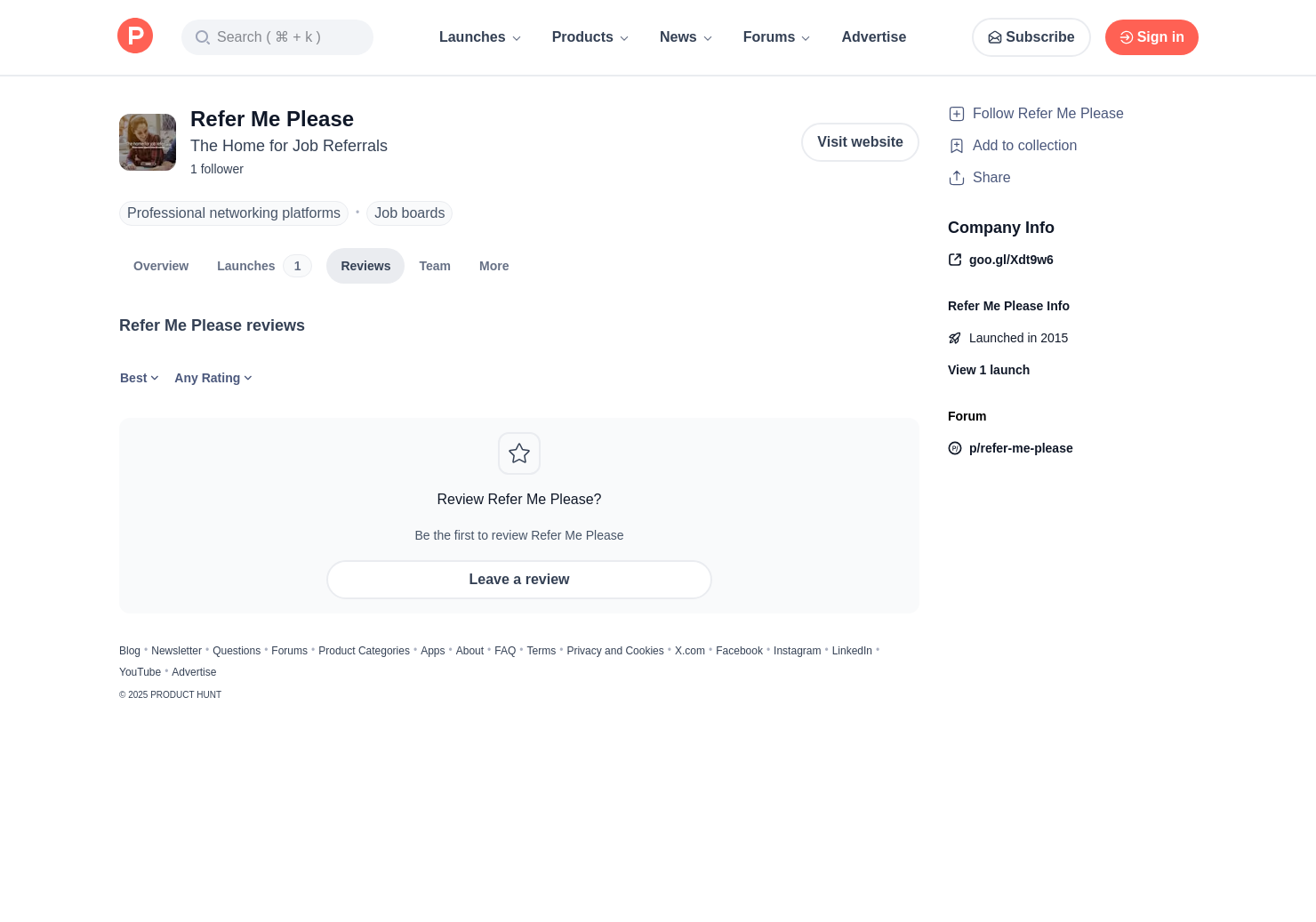 Refer Me Please Reviews Pros Cons And Rating Product Hunt - 