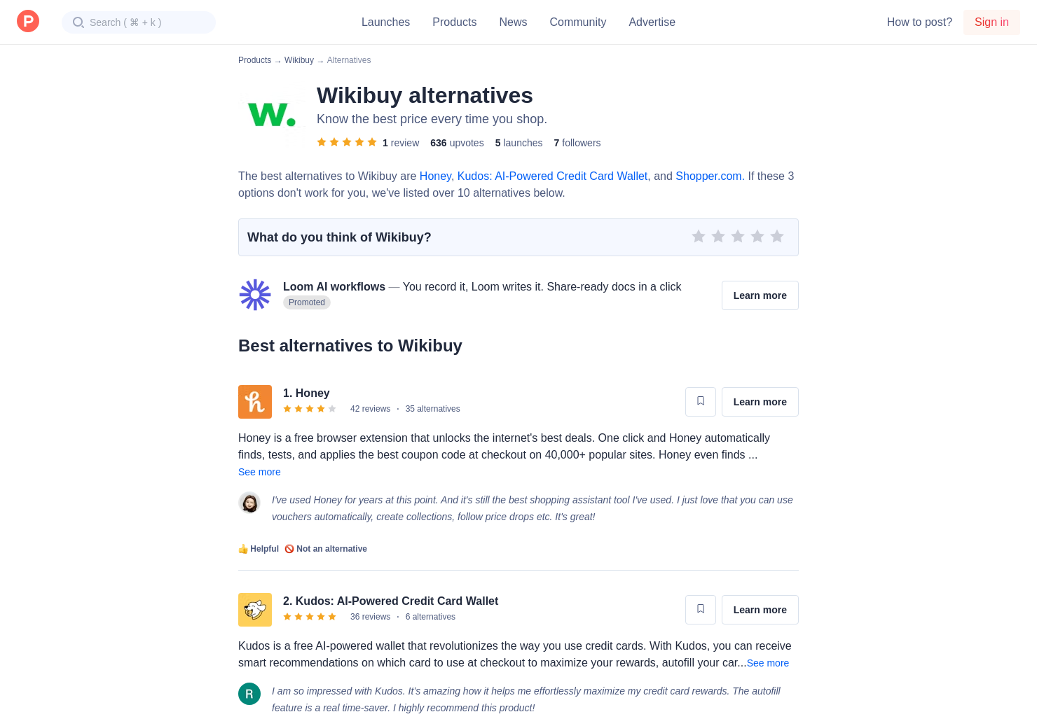21 Alternatives To Wikibuy For Chrome Extensions Product Hunt