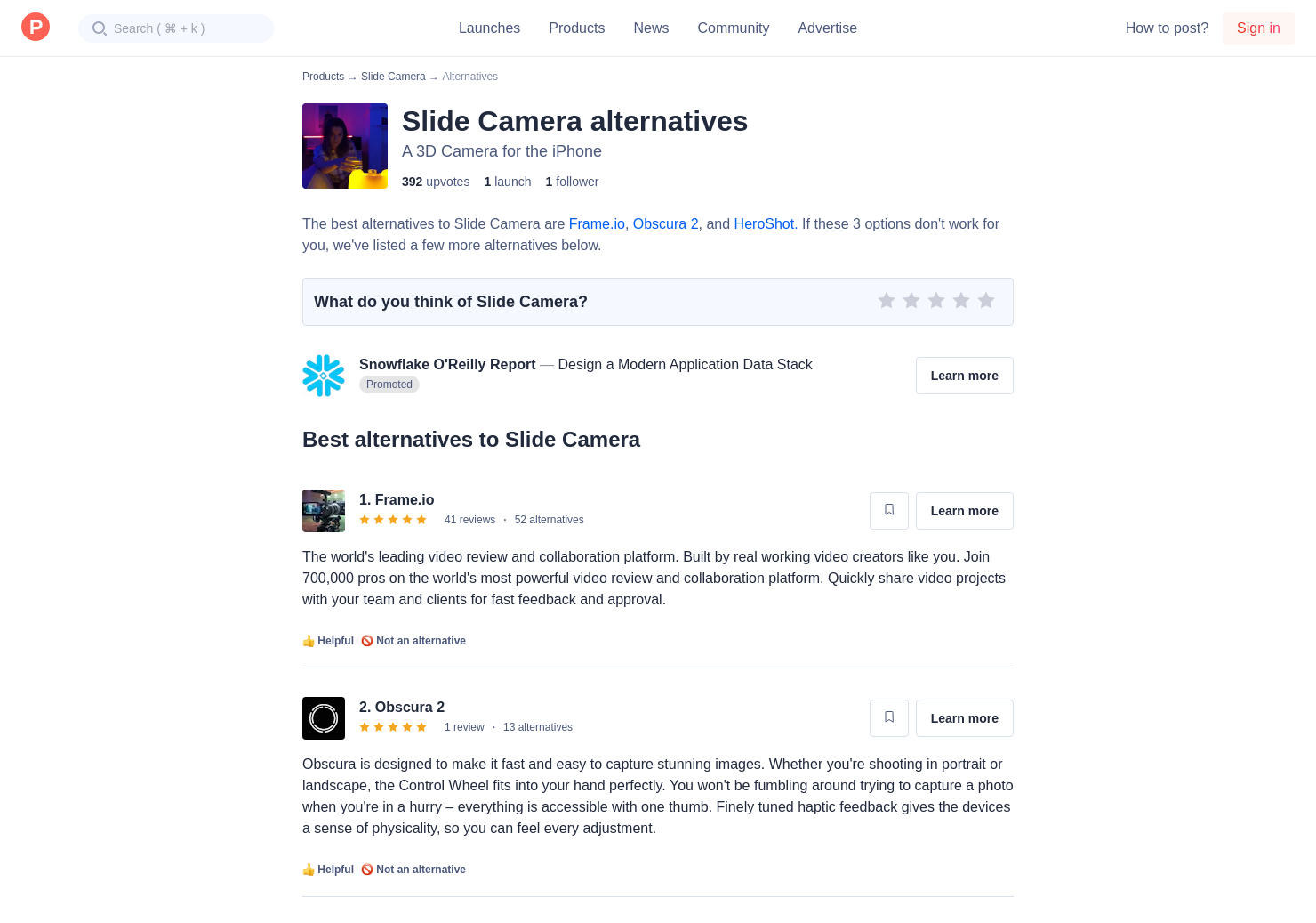 9 Alternatives To Slide Camera For Iphone Product Hunt