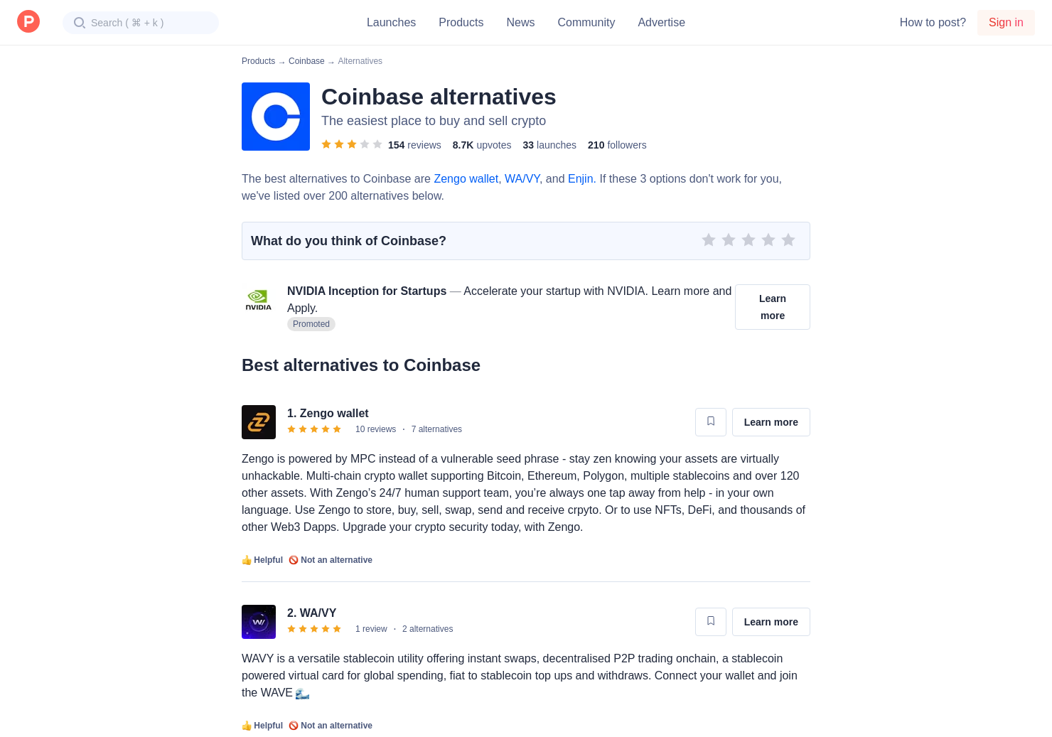 8 Alternatives to Coinbase Asset Management | Product Hunt