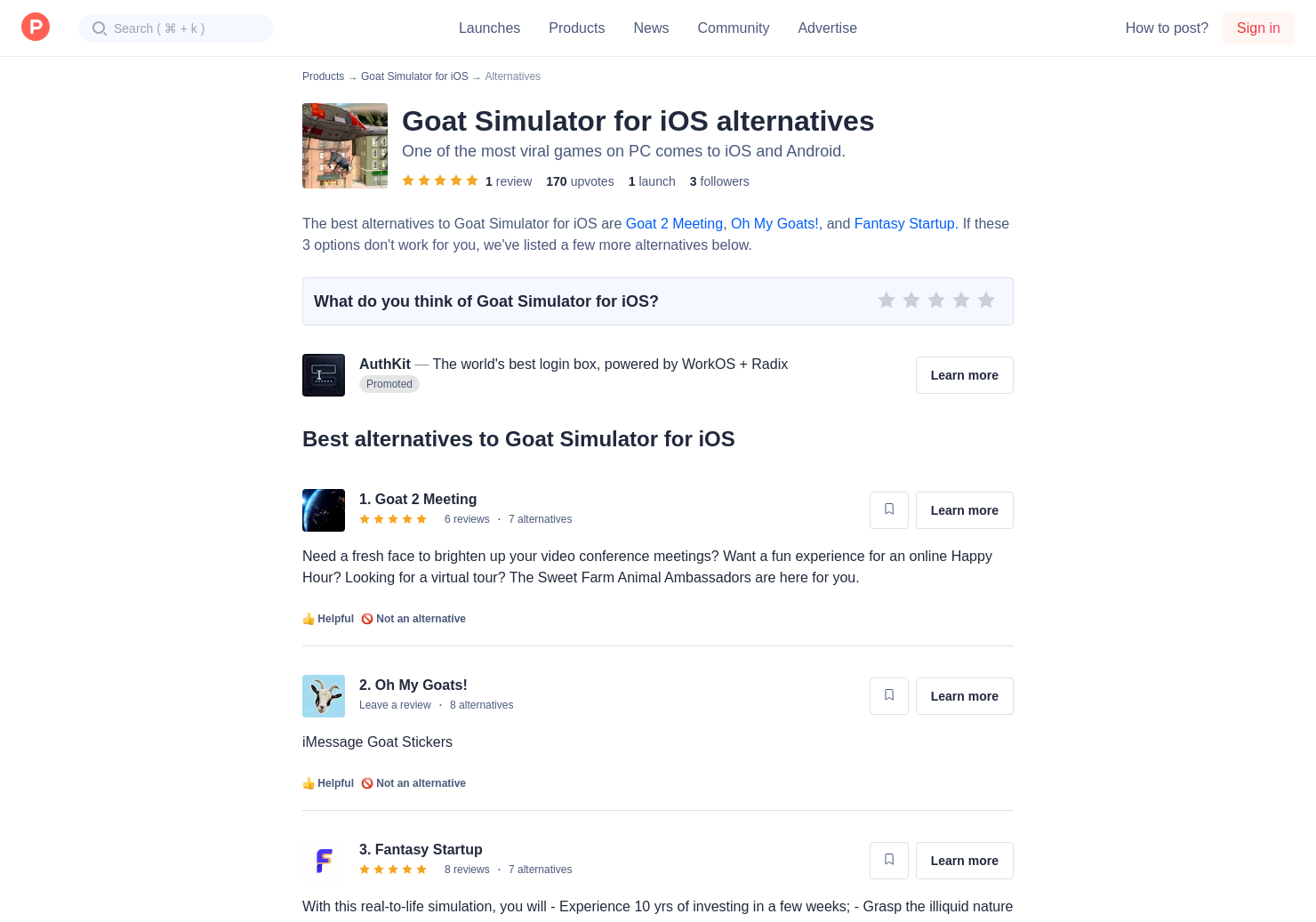 7 Alternatives To Goat Simulator For Ios For Iphone Ipad Product Hunt