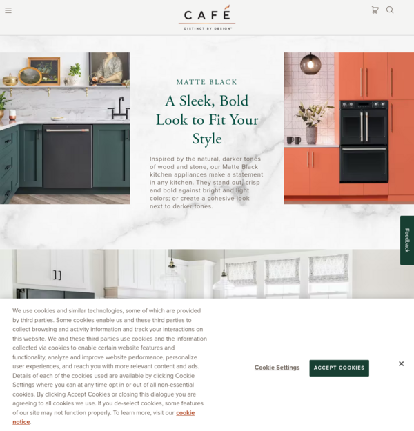 Matte Black Customizable Professional Appliances | Café