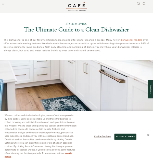 The Ultimate Guide to a Clean Dishwasher | Café Use & Care