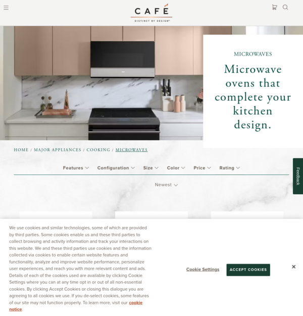 Microwave Ovens: Over-the-Range, Built-in, Countertop | Café
