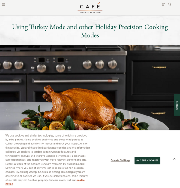 How to Use Turkey Mode on Your Smart Range or Oven | Café
