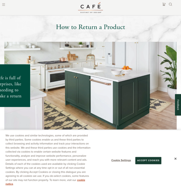 Café Appliance Product Returns, Exchange, Replacement | Café
