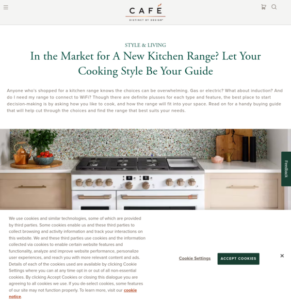How to Choose Your New Kitchen Range - Buying Guide | Café
