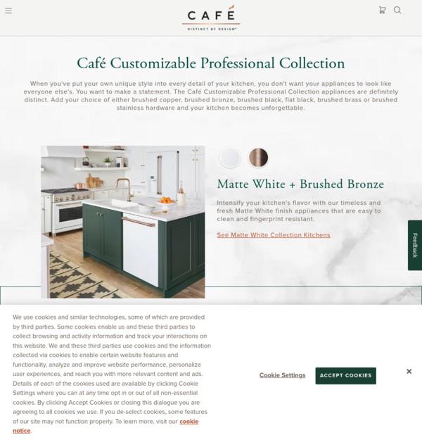 Customizable Professional Appliance Collection | Café