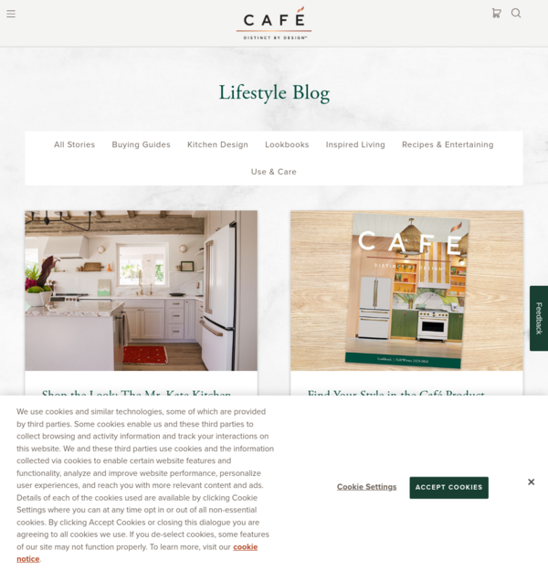 Café Appliances Lifestyle, Modern Kitchen Articles & Ideas