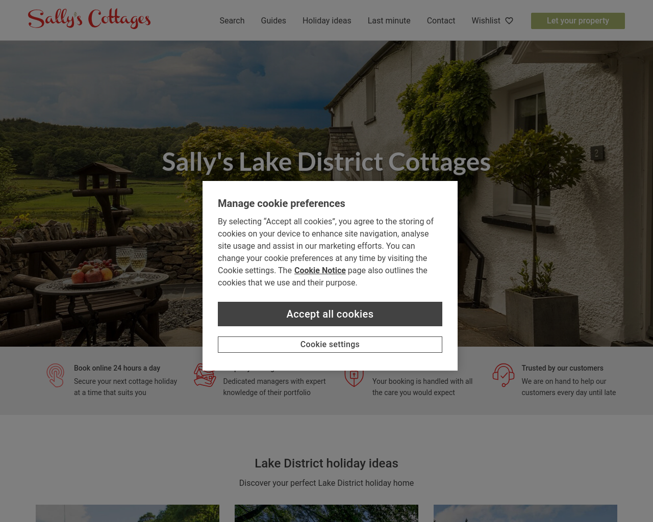 sallyscottages.co.uk